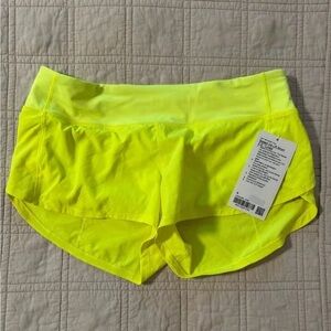 Bright Yellow Athletic Shorts